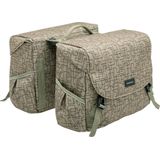 Mondi Joy Double Fietstas - Waterafstotend Polyester - Racktime - Ivy Grey