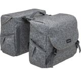 Dubbele Fietstas New Looxs Mondi Joy Double MIK 38 Liter 37 X 16 X 32 cm (2x) - Ivy Grey