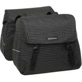 Doppelpacktasche Alba Bamboo, black