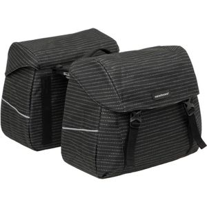 New Looxs Joli Double Nomi Dubbele Fietstas MIK - 37 liter - Zwart