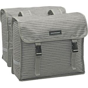 New Looxs Fiori Double Nomi Dubbele Fietstas - 30 liter - Grijs