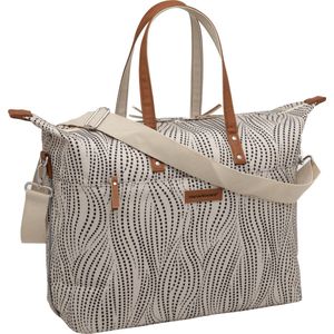 New Looxs Tendo Alma - Enkele Fietstas - Afneembare Fietstas met Haken - Shopper met Laptop Compartiment - 21 Liter - Sand