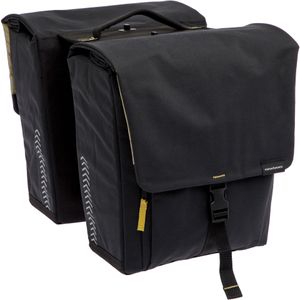 New Looxs - Tulum Double Detachable - Fietstas - Zwart - 100% Gerecycled Polyester - 32 Liter