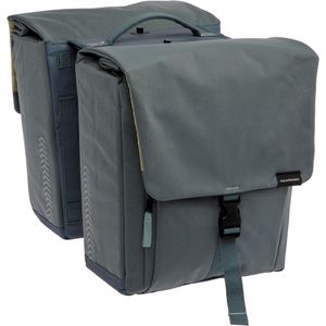 NEWLOOXS Neuer Doppel -Taschen -Tulum Wiederholung. 32l Rpet Grau Grün