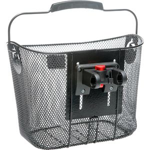 KlickFix Reisenthel Fietsmand, uniseks, fietsmand, zwart, 26 x 35 cm, 38 cm EU