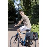Neu Looxs Nova Double - Doppel-Fahrradtasche - Grau