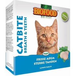 Biofood - Catbyte Snoepjes - Dierengebitsverzorging - Eucalyptus - Pepermunt
