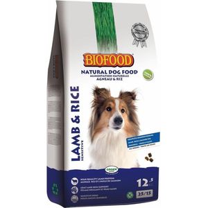 Biofood Hondenvoer - Lam & Rijst - 12.5 kg
