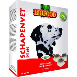Biofood Schapenvet Maxi Bonbons Pens 40 ST
