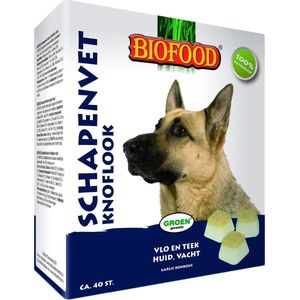 Biofood Schapenvet Maxi Bonbons - Knoflook - 40 Stuks