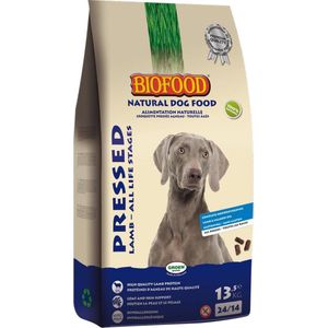 Biofood Geperst Lam & Rijst Premium - Hondenvoer - 13,5 kg