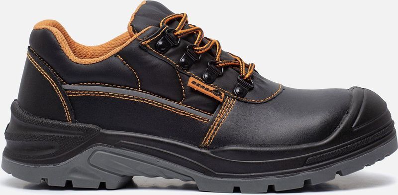 Gerba - Flyer Low S3 - Werkschoen - Zwart - Leer - Waterafstotend