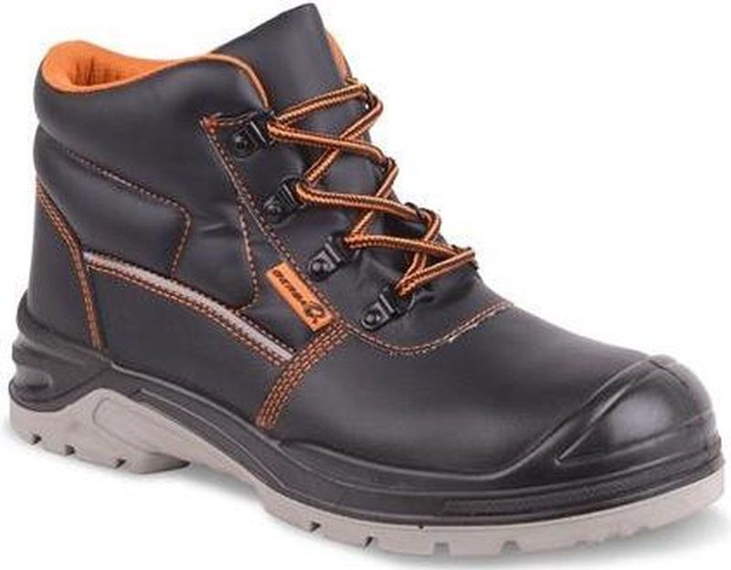 Gerba - Flyer High S3 - Werkschoen - Zwart - Leer - Stalen Neus