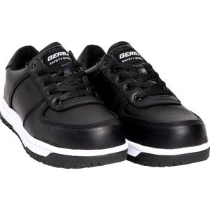 Gerba - Manhattan S3 - Werkschoen - Zwart - Microfiber