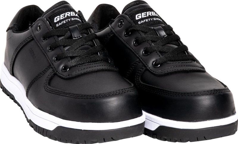 Gerba - Manhattan S3 - Werkschoen - Zwart - Microfiber