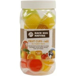 Zoofaria Fruitkuipje Papegaai Vogelsnack - Mix - 24 Stuks
