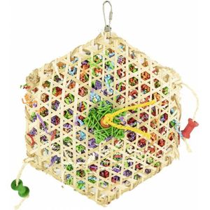 Back Zoo Nature - Papegaai en parkieten speelgoed - Woven Hexagon - 6*23*5cm