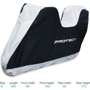 Pro-Tect Motorradabdeckung Scooterabdeckung S + Topcase