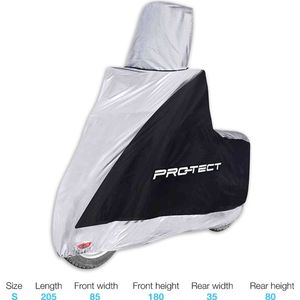 Pro-Tect - Motorhoes - Zwart - 210D Oxford - Geschikt voor Scooters met Windscherm