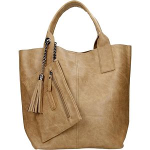 Enrico Benetti Caen Handtas - Dames - Kunstleer - Taupe