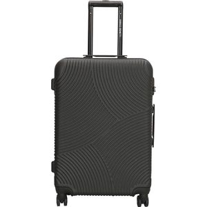 Enrico Benetti Harde Koffer / Trolley / Reiskoffer - 65 cm (Medium) - Louisville - Zwart