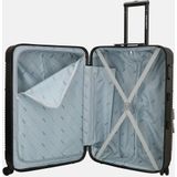 Enrico Benetti Harde Koffer / Trolley / Reiskoffer - 75 cm (Large) - Louisville - Zwart