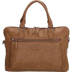 Enrico Benetti Nouméa 66474 Laptoptas handtas met 14 inch laptopvak - Camel