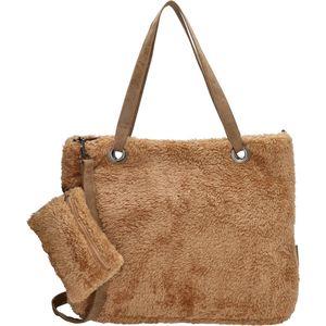 Enrico Benetti Teddy Shopper / schoudertas 66596 - Camel