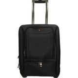 Enrico Benetti Cornell 75005 Laptop trolley 17 inch handbagage koffer - Zwart