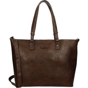 Enrico Benetti Caen 66625 Shopper / laptoptas met tabletvak en 15"" laptopvak - Middenbruin