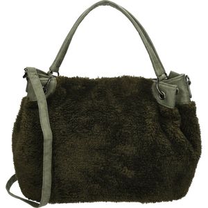 Enrico Benetti Teddy Handtas / shopper 66652 - Olijf groen