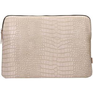 DTK Laptophoes / Laptop Sleeve - 13 inch - Beige Croco