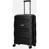 Enrico Benetti Kingston Middelgrote Koffer - 67 cm - 67 Liter - TSA Slot - Zwart