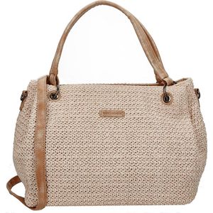 Enrico Benetti Rieten Handtas/Schoudertas Ibiza Beige