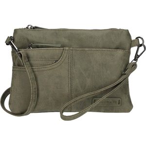 Enrico Benetti Schoudertasje / Clutch Nouméa Olijf