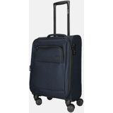 Enrico Benetti - Oakville - Handbagage Koffer - Blauw - Nylon/Polyester