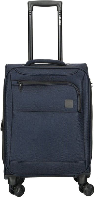 Enrico Benetti - Oakville - Handbagage Koffer - Blauw - Nylon/Polyester