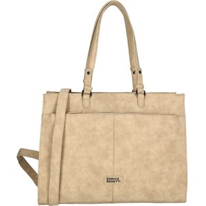 Enrico Benetti Kensi Shopper 15 inch laptopvak – 66728 – Taupe