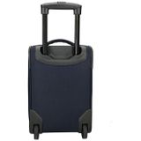 Enrico Benetti Handbagage koffer / Underseater / Trolley 40 x 25 x 20 cm - Oakville - Blauw