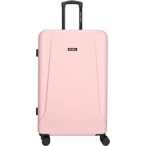 Enrico Benetti - Edmonton - Koffer - Roze - ABS Materiaal - 80 cm
