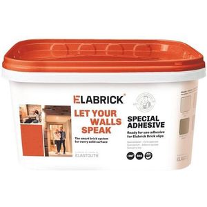 Elastolith 55031 baksteenlijm, 5 kg, bruin