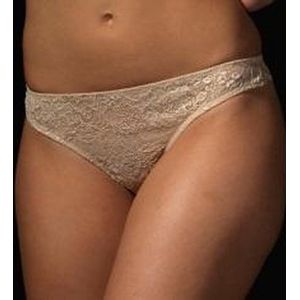 After Eden Basics All Over Lace Ivoor - String Maat: L