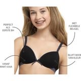 Boobs & Bloomers Tiener BH Voorgevormd - Wit - Comfortabele Eerste BH