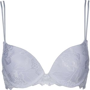 Anna - Single Gel Push-Up Beha - Kanten - Sexy Plunge - Verstelbare Bandjes