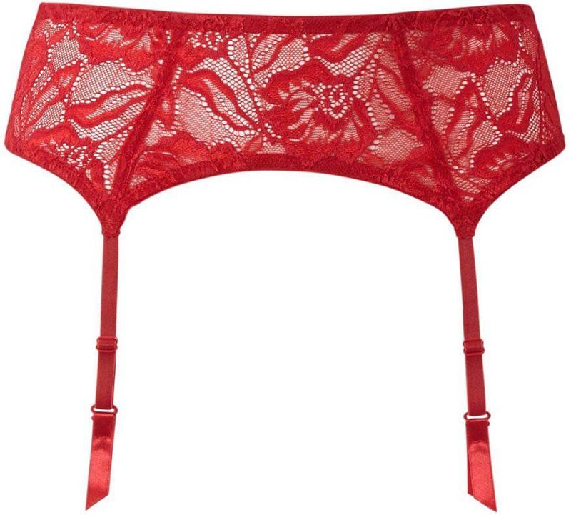 Jarretelle - Vrouwelijk Kant - Verstelbare Bandjes - Zwart