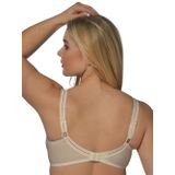 Beugelbeha - Poederkleurig - Jacquard - Kant - Glanzende Micro