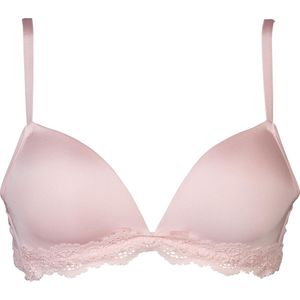 Bralette - Licht Roze - Kanten Details - Verstelbare Schouderbandjes