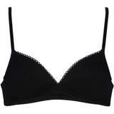 Bralette - Zwart/Wit - Katoen/Elastaan - Licht Gewatteerd