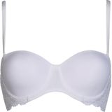 Bralette - Wit - 85% Nylon, 15% Elastaan - Gevoerd, Met Beugel