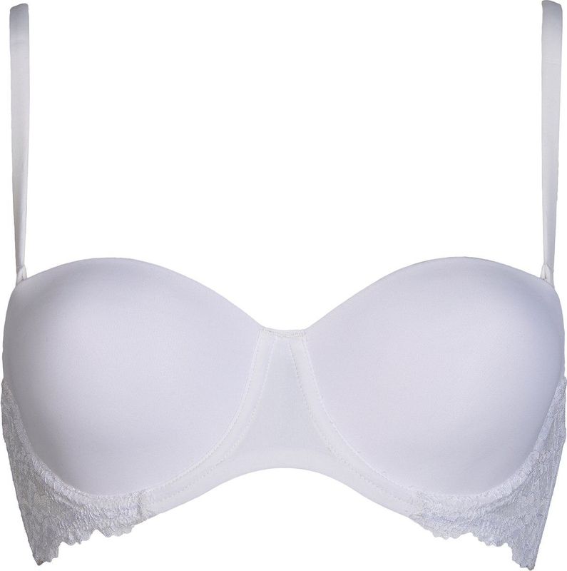 Bralette - Wit - 85% Nylon, 15% Elastaan - Gevoerd, Met Beugel